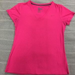Pink Nike shirt